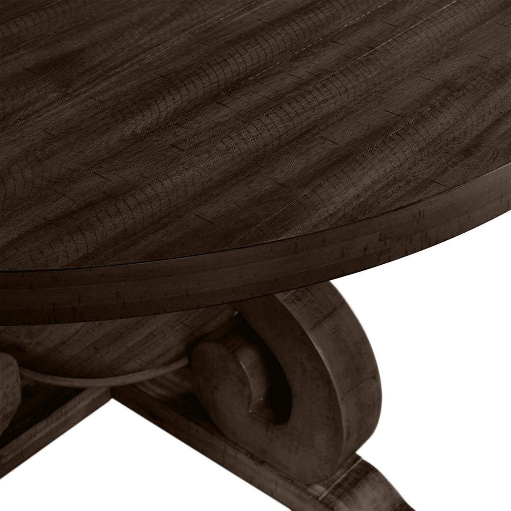 Stone-Round-Dining-Table-W/PU-Base