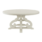 Stone-Round-Dining-Table-W/PU-Base-in-White