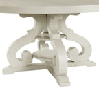 Stone-Round-Dining-Table-W/PU-Base-in-White