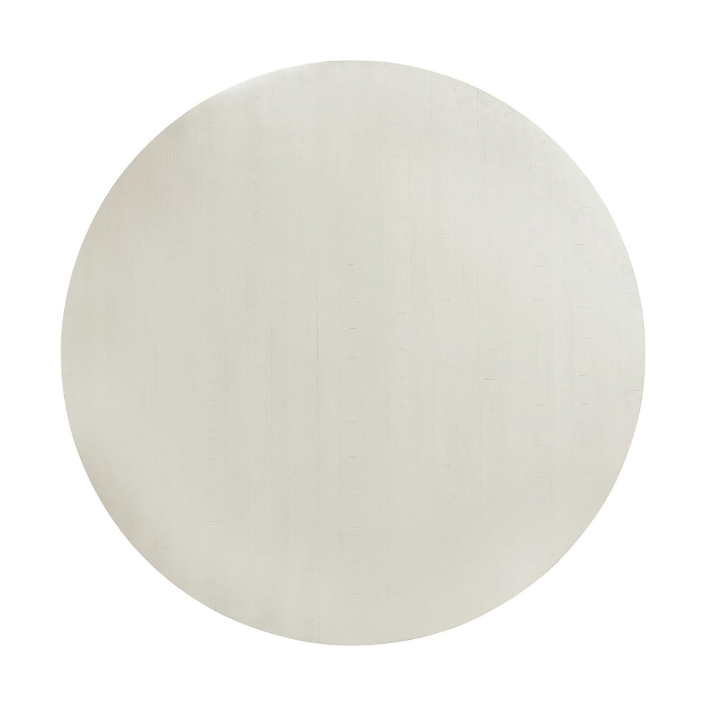 Stone-Round-Dining-Table-W/PU-Base-in-White
