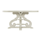 Stone-Round-Dining-Table-W/PU-Base-in-White