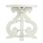 Stone-Occasional-Round-Side-Table-With-Pu-Base-in-White