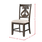 Stone-Round-7PC-Dining-Set-Round-Table-&-6-Chairs