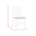 Summerville-6PC-Dining-Set-with-Table,-4-Chairs,-and-Bench-in-Oak-and-Antique-White
