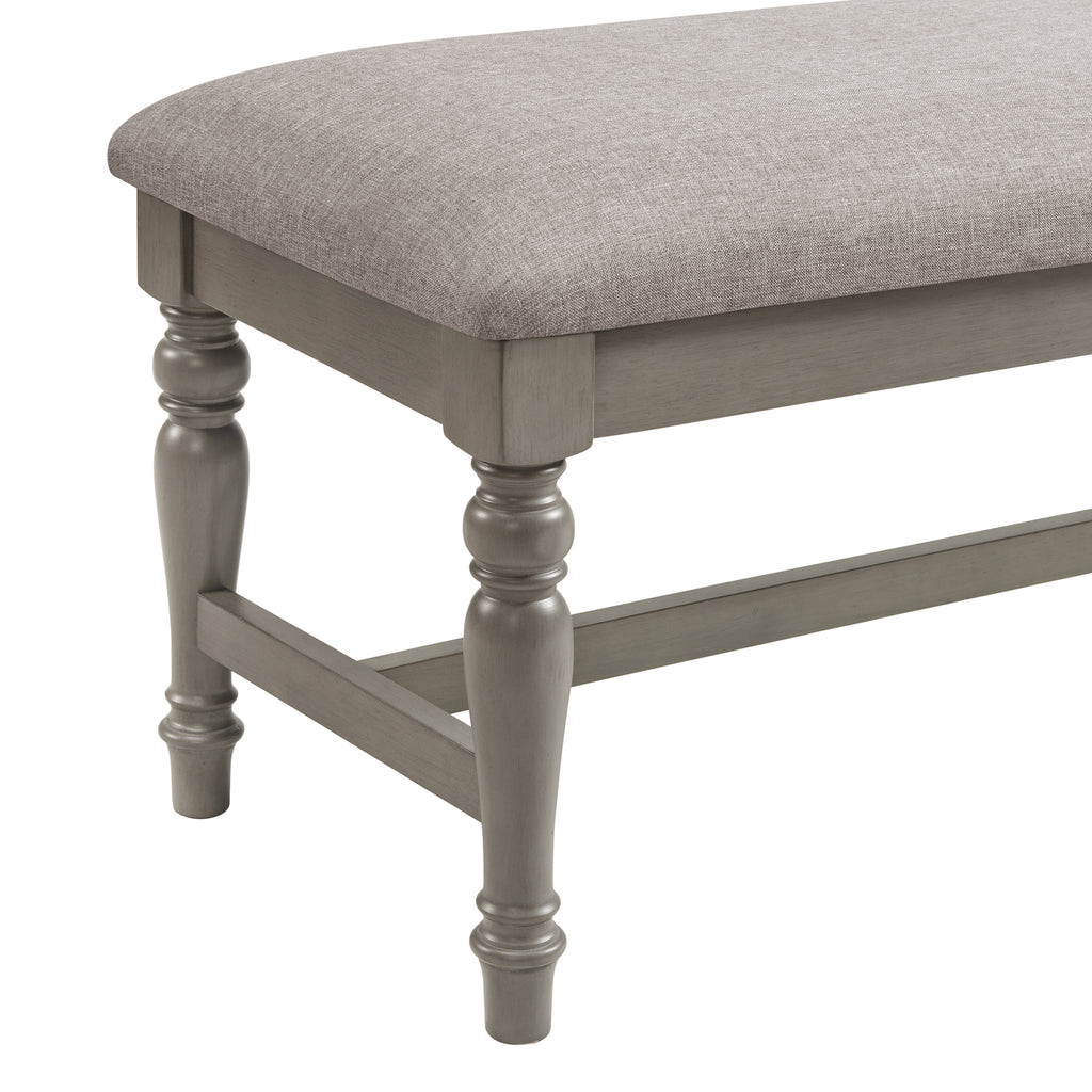 Sunnyvale-6PC-Dining-Set-in-Grey-Table,-Four-Chairs-&-Bench