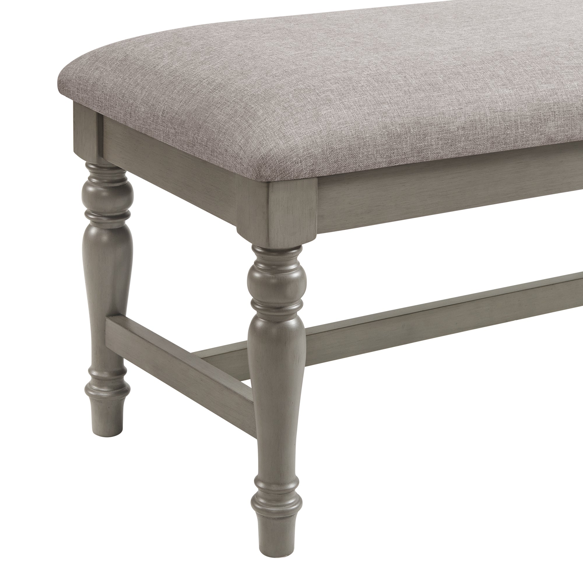 Sunnyvale-6PC-Dining-Set-in-Grey-Table,-Four-Chairs-&-Bench