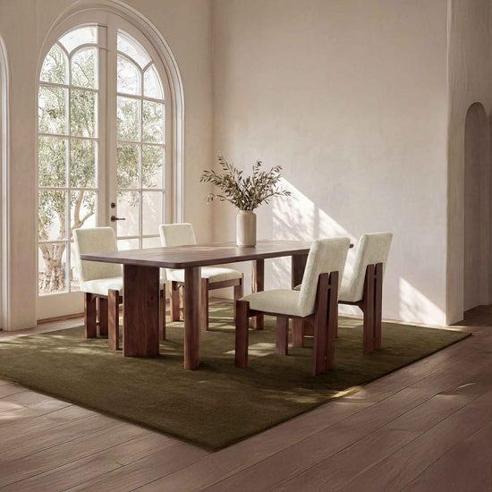 Mia Dining Chair Beige-Set of Two
