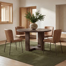Hayes Dining Table Rustic Brown