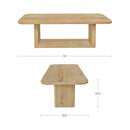 Blake Dining Table Rustic Oak