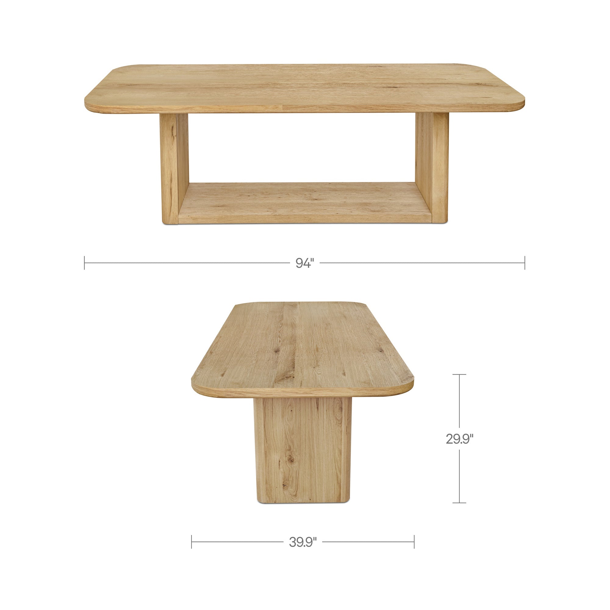 Blake Dining Table Rustic Oak