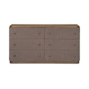 Simone 6 Drawer Dresser Brown