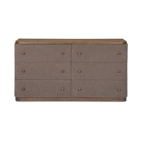 Simone 6 Drawer Dresser Brown