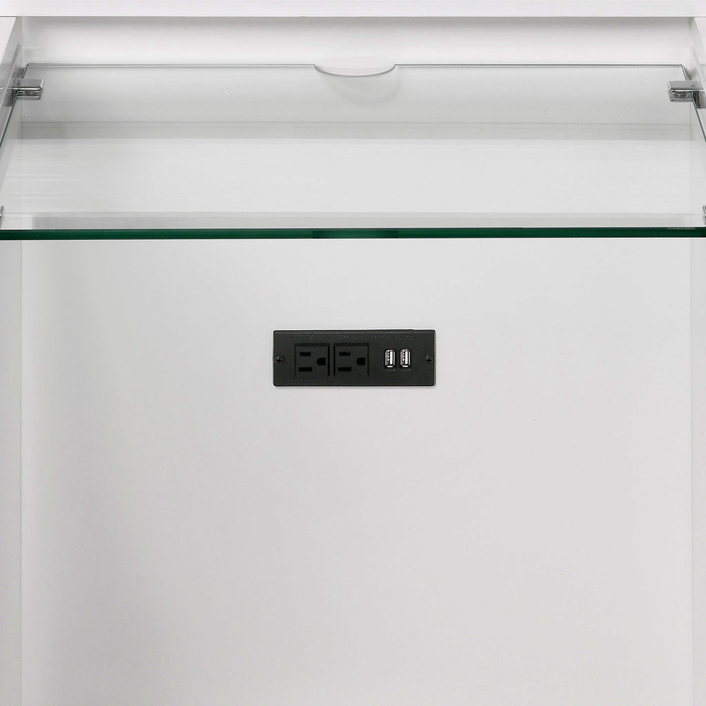 Twenty Nine Dressing Set with LED & USB Plug White