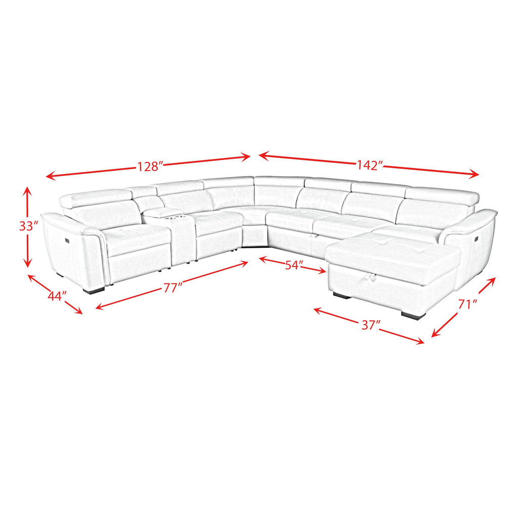Typhoon-Sectional-RHF-Power-Motion-Chaise-with-Storage-in-Darlington-Harbor