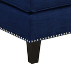 Erica-497-Ottoman-W/Chrome-Nail-Heirloom-Blue-(ISTA-3)