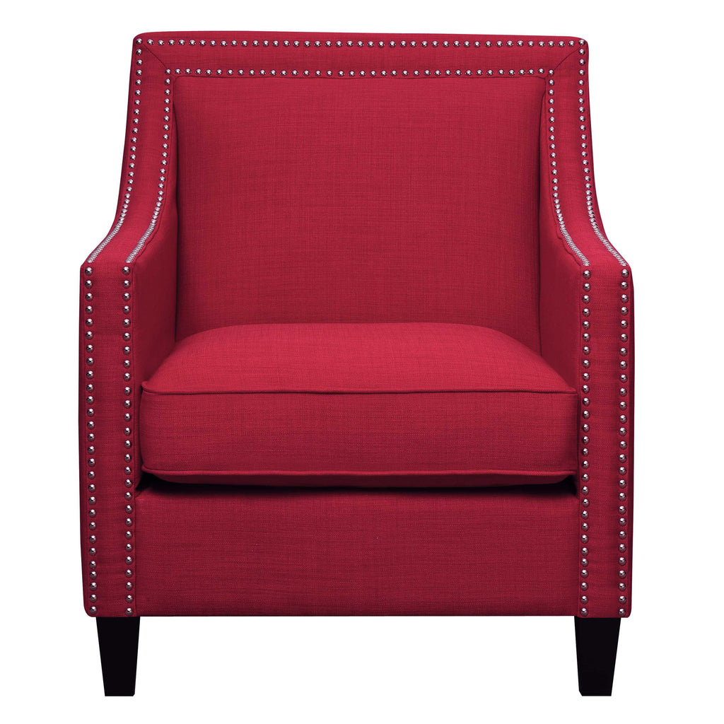 Erica-497-Chair-W/Chrome-Nails-Heirloom-Berry-(ISTA-3)
