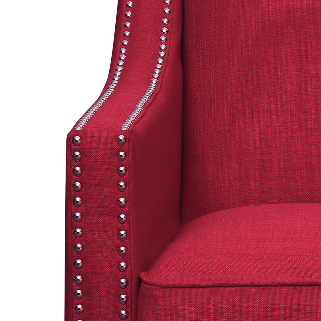 Erica-497-Chair-W/Chrome-Nails-Heirloom-Berry-(ISTA-3)