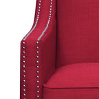 Erica-497-Chair-W/Chrome-Nails-Heirloom-Berry-(ISTA-3)