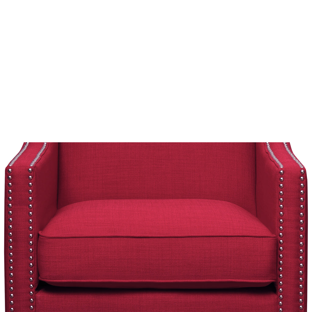 Erica-497-Chair-W/Chrome-Nails-Heirloom-Berry-(ISTA-3)