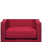 Erica-497-Chair-W/Chrome-Nails-Heirloom-Berry-(ISTA-3)