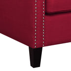 Erica-497-Chair-W/Chrome-Nails-Heirloom-Berry-(ISTA-3)