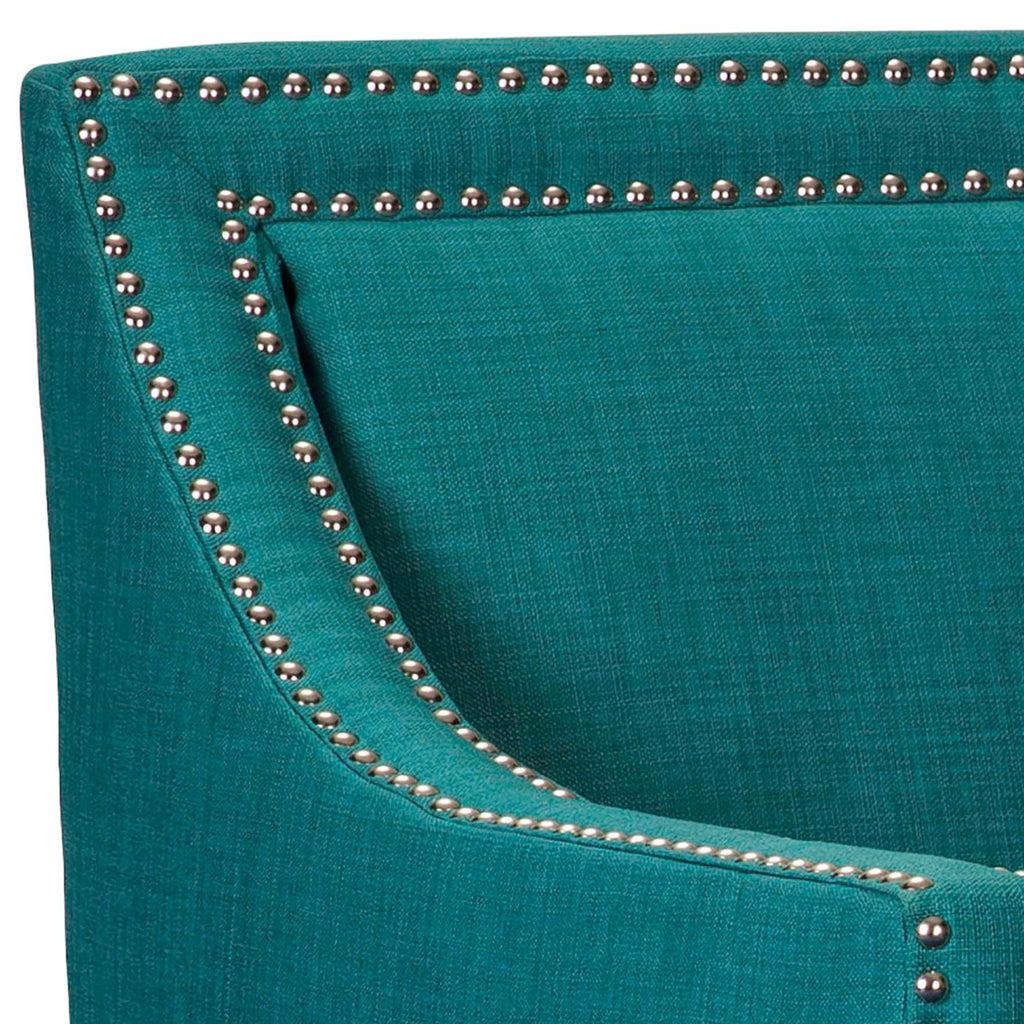 Erica-497-Chair-W/Chrome-Nails-Heirloom-Aqua/Teal-(ISTA-3)