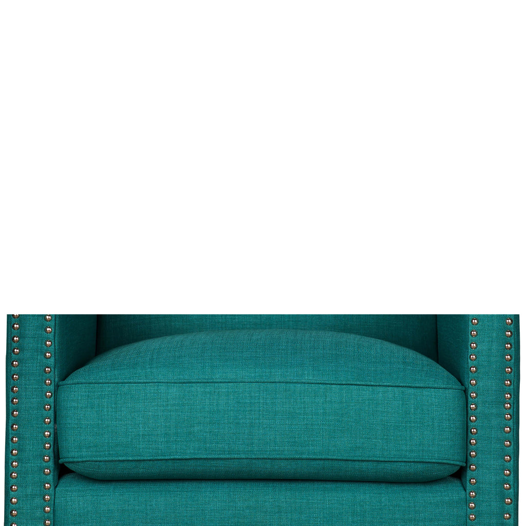 Erica-497-Chair-W/Chrome-Nails-Heirloom-Aqua/Teal-(ISTA-3)