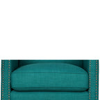 Erica-497-Chair-W/Chrome-Nails-Heirloom-Aqua/Teal-(ISTA-3)