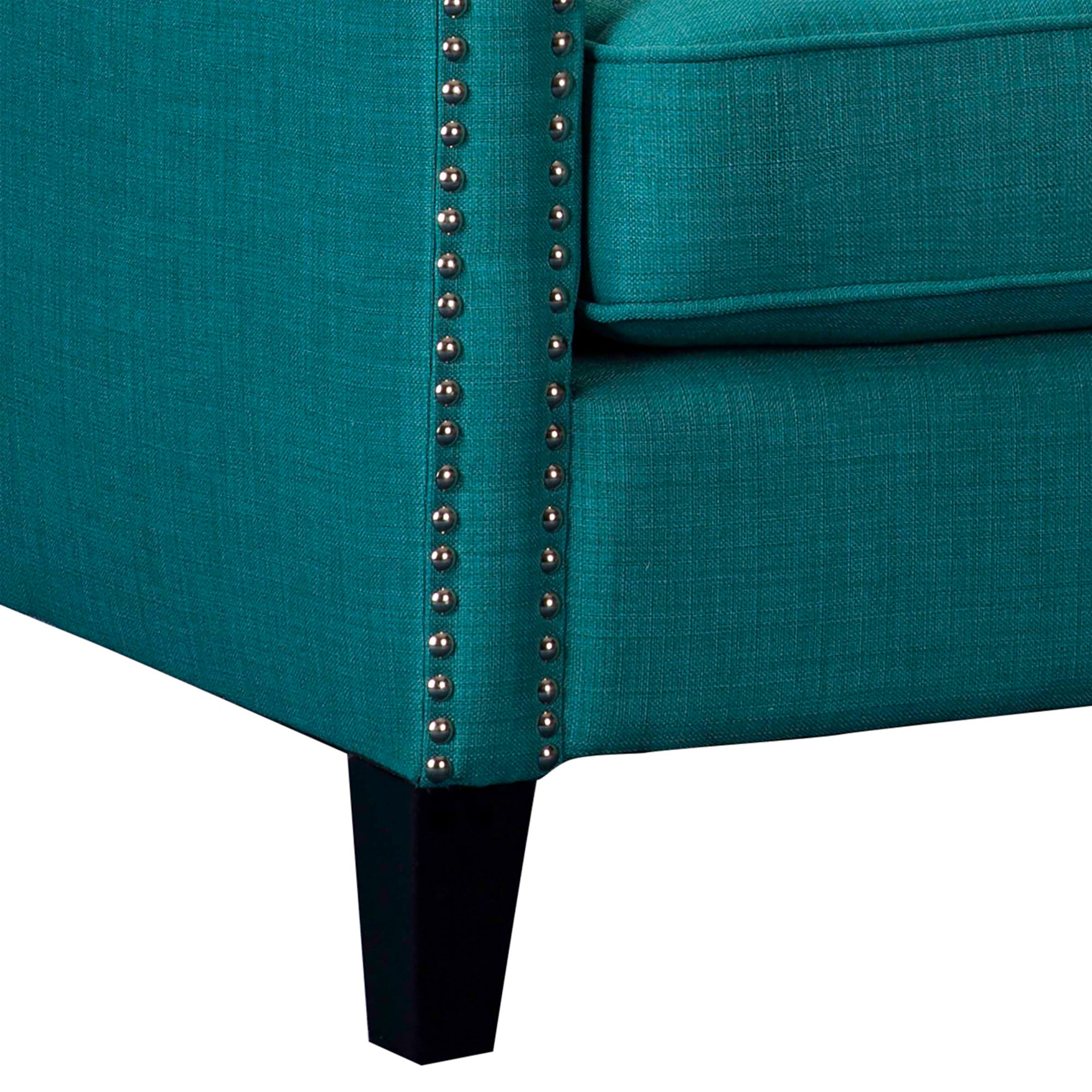 Erica-497-Chair-W/Chrome-Nails-Heirloom-Aqua/Teal-(ISTA-3)