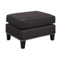 Erica-497-Ottoman-W/Chrome-Nail-Heirloom-Charcoal-(ISTA-3)