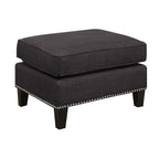 Erica-497-Ottoman-W/Chrome-Nail-Heirloom-Charcoal-(ISTA-3)
