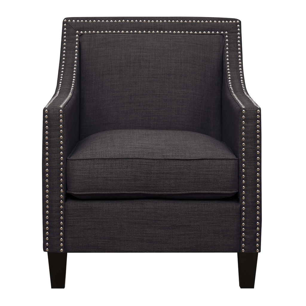 Erica-497-Chair-W/Chrome-Nails-Heirloom-Charcoal-(ISTA-3)