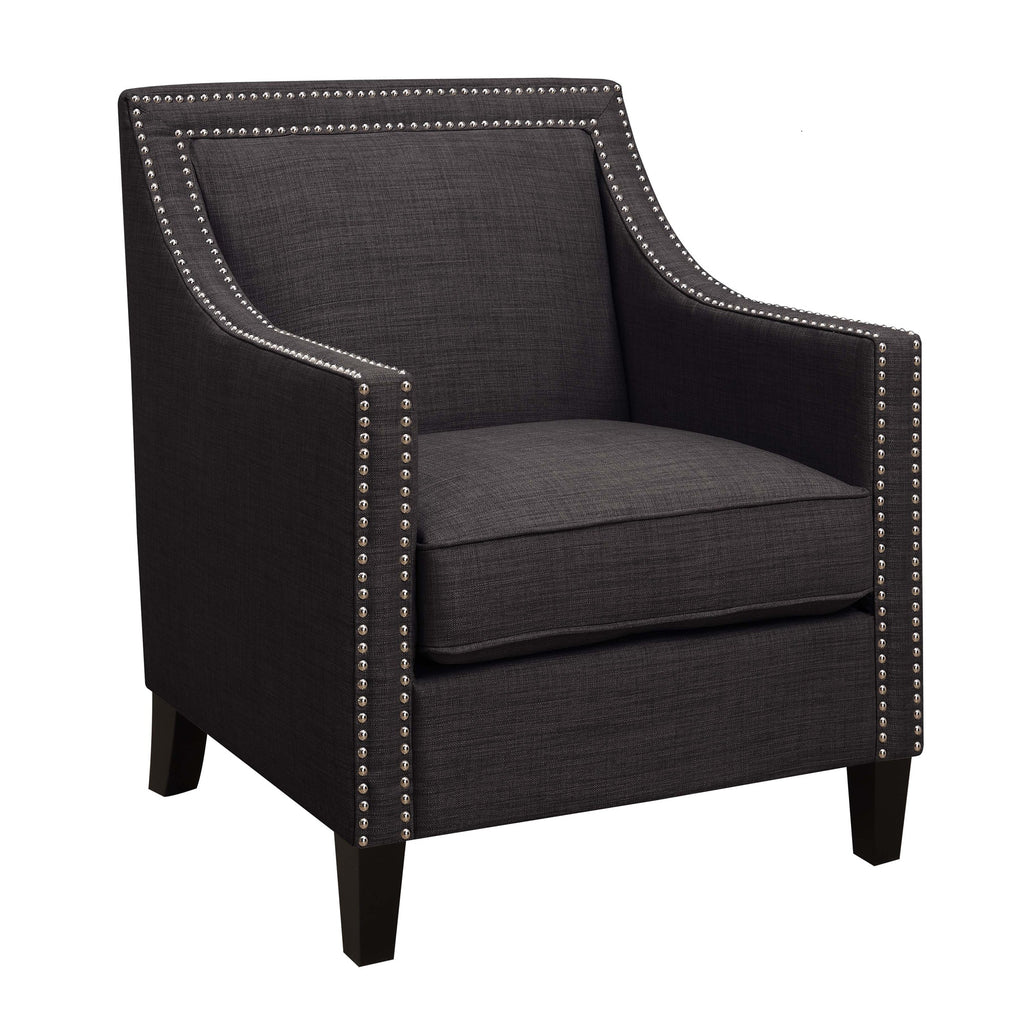 Erica-497-Chair-W/Chrome-Nails-Heirloom-Charcoal-(ISTA-3)