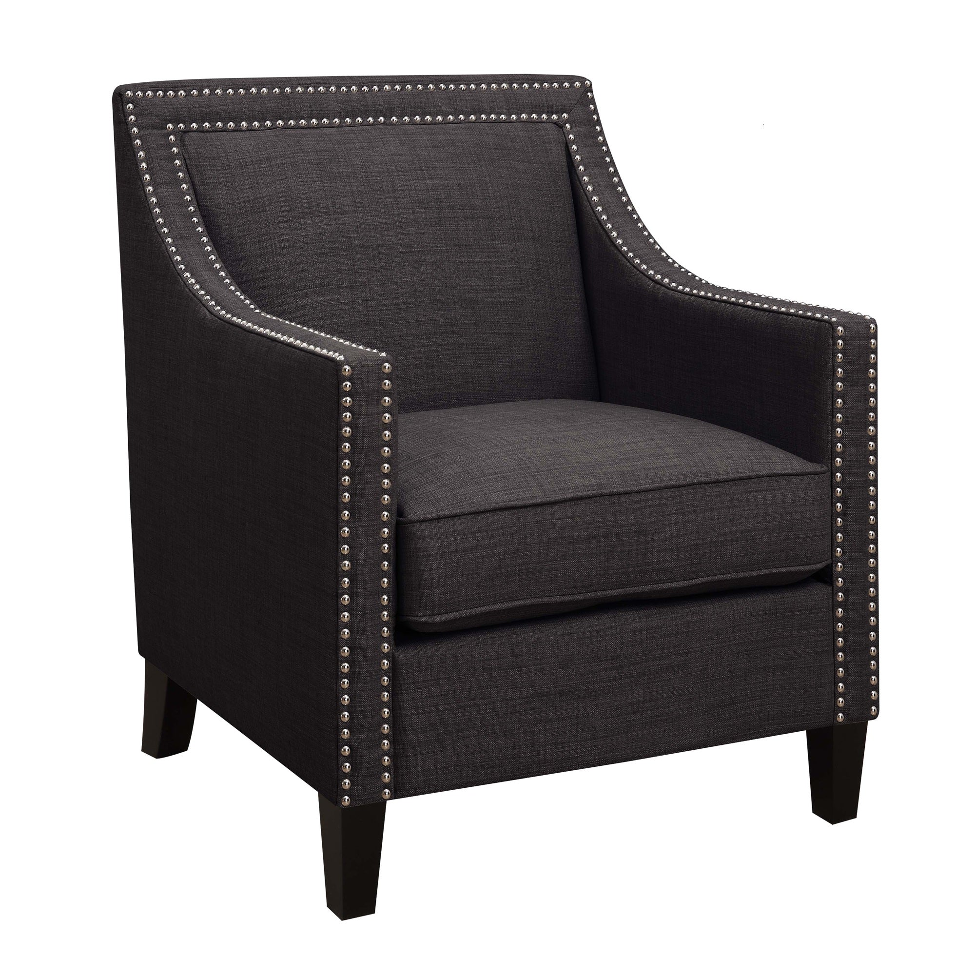 Erica-497-Chair-W/Chrome-Nails-Heirloom-Charcoal-(ISTA-3)