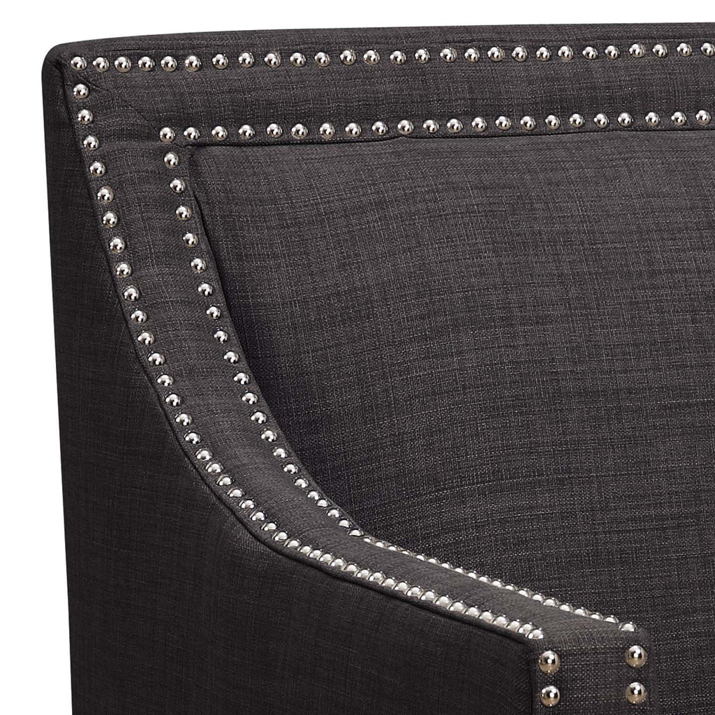 Erica-497-Chair-W/Chrome-Nails-Heirloom-Charcoal-(ISTA-3)