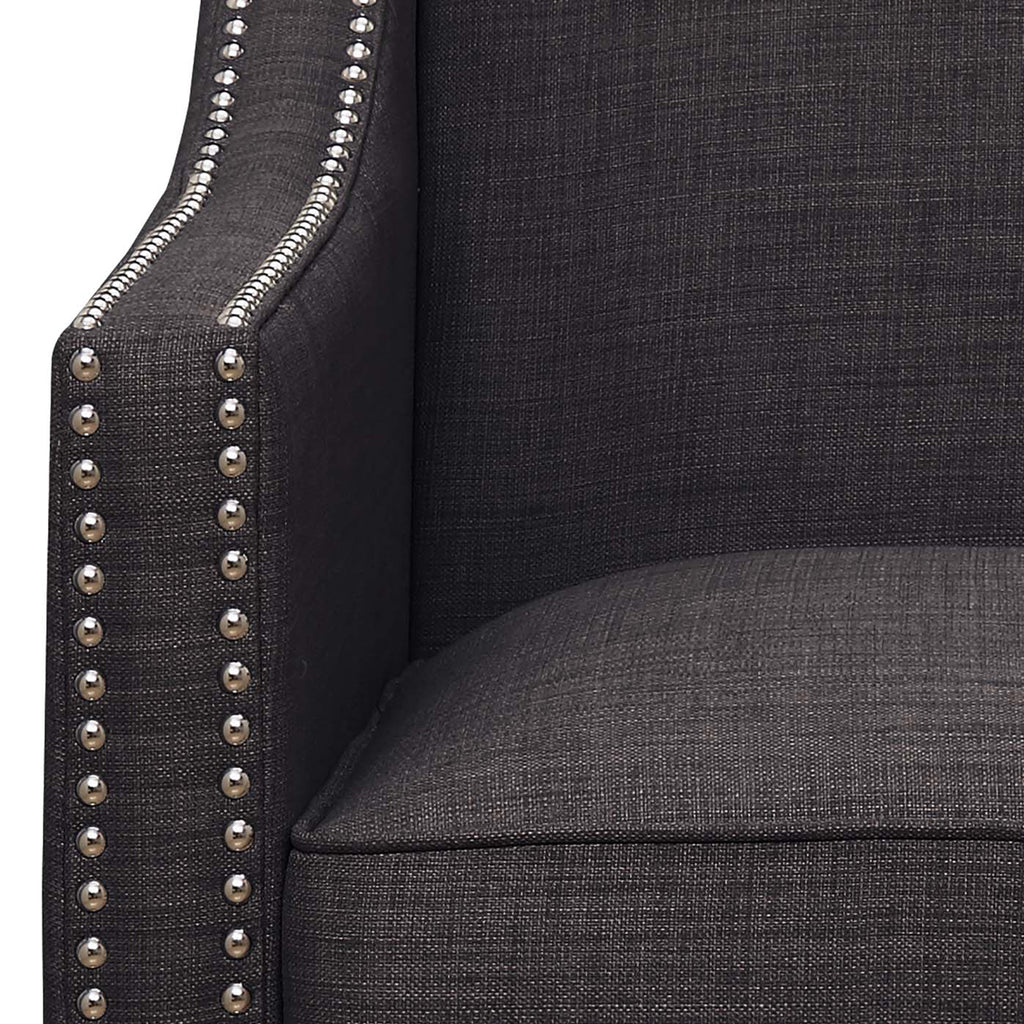Erica-497-Chair-W/Chrome-Nails-Heirloom-Charcoal-(ISTA-3)