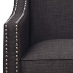 Erica-497-Chair-W/Chrome-Nails-Heirloom-Charcoal-(ISTA-3)
