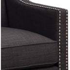Erica-497-Chair-W/Chrome-Nails-Heirloom-Charcoal-(ISTA-3)