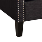 Erica-497-Chair-W/Chrome-Nails-Heirloom-Charcoal-(ISTA-3)