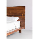 Madagascar Queen Platform Bed Brown