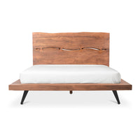 Madagascar King Platform Bed Brown