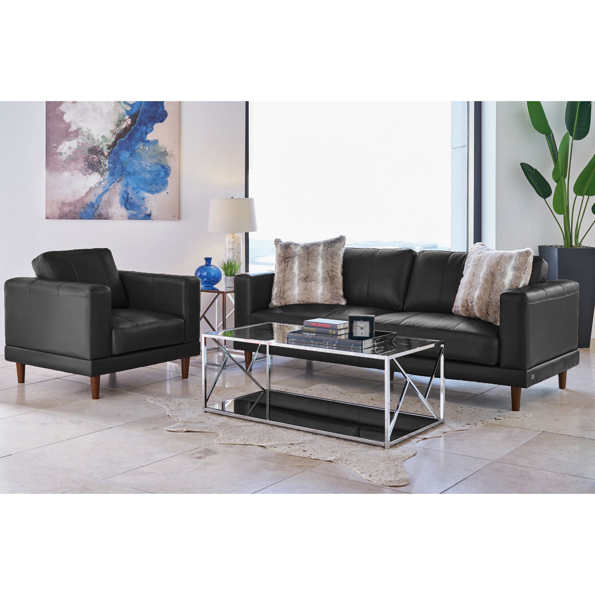 Hampton-Sofa-in-Fiero-Charcoal-(Top-Grain-/-PVC)