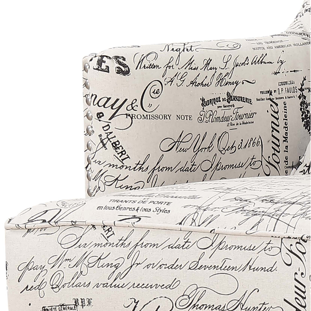 Kori-724-Chair-W/Chrome-Nails-in-French-Script
