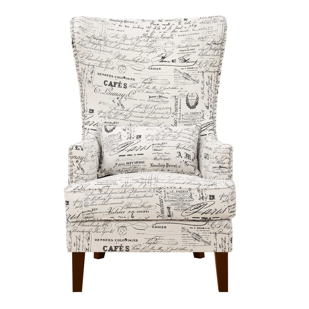 Kori-724-Chair-W/Chrome-Nails-in-French-Script