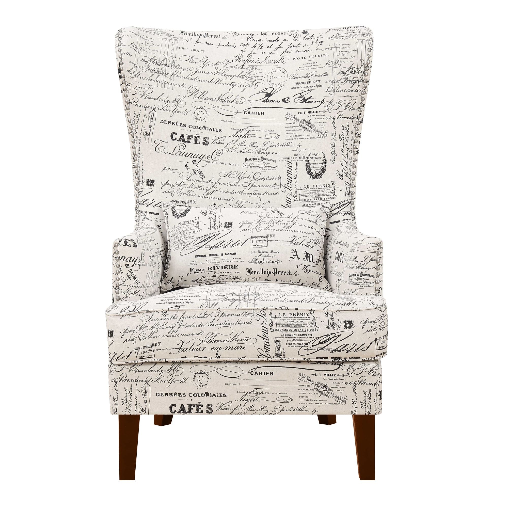 Kori-724-Chair-W/Chrome-Nails-in-French-Script