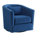 Stanton-Swivel-Chair-In-Mercer--Navy-W/nails-(ISTA-3)