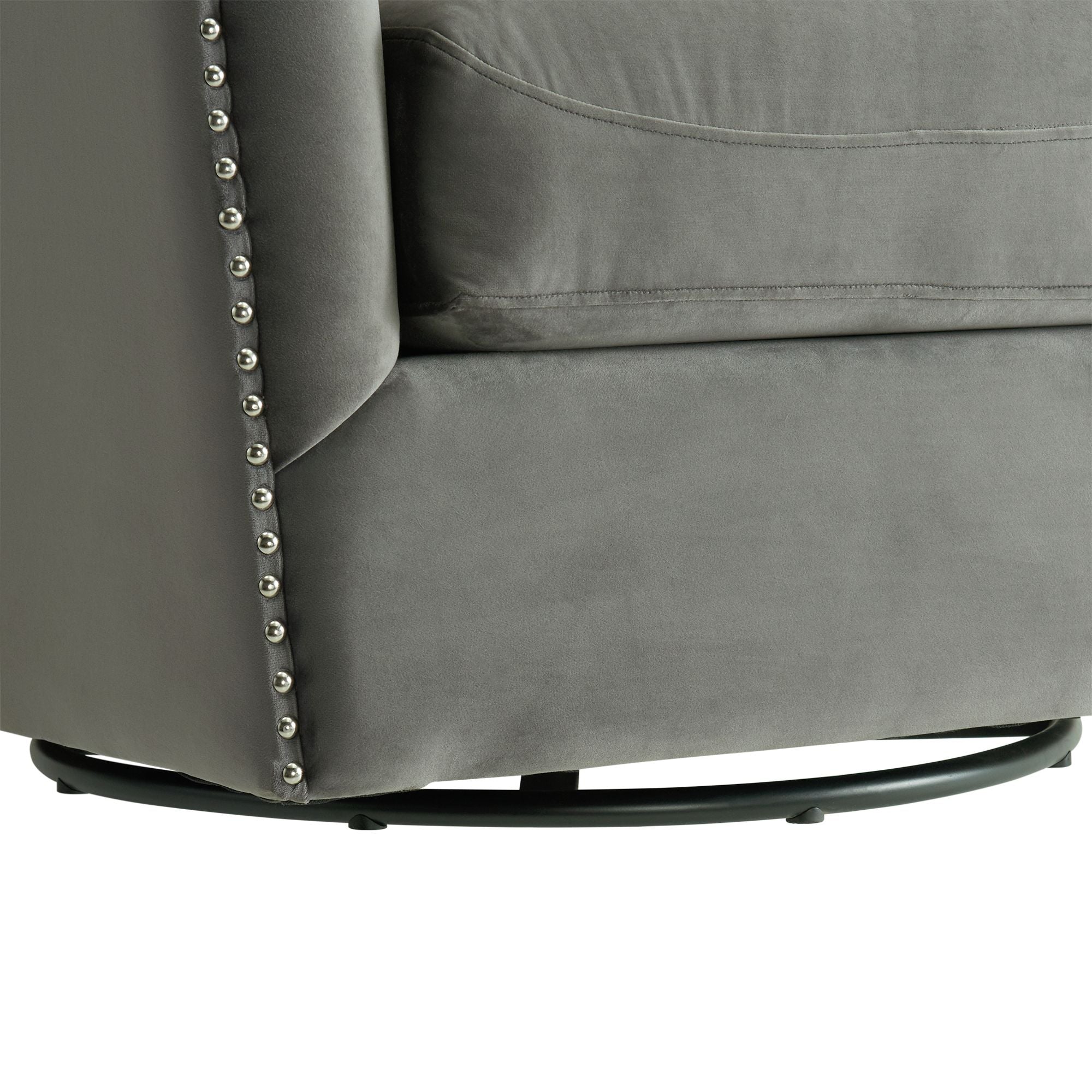 Stanton-Swivel-Chair-In-Mercer-Grey-W/nails-(ISTA-3)