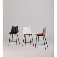 Alibi Bar Stool Matte Black - Set Of Two