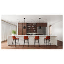 Alibi Bar Stool Brown - Set Of Two