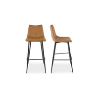Alibi Bar Stool Tan - Set Of Two